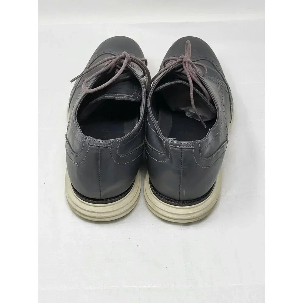 Cole Haan Original Grand Gray Wingtip Oxford Dress Shoes C30025 Men 11.5 - Picture 4 of 8